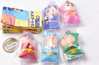 Crayon Shin-chan Movie Clay Art Mascot Swing Mononoke Ninja Chinpuden [All 5 type set(Full Complete)]