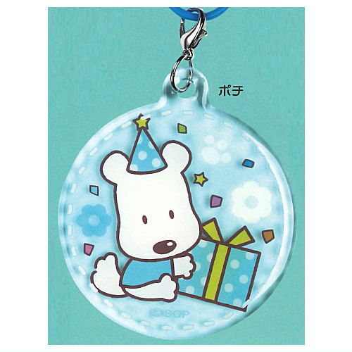 Tama and Friends pukkuri clear mejirushi charm [2.Pochi]