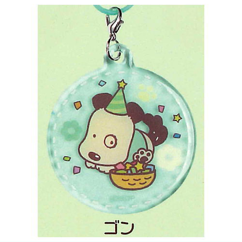 Tama and Friends pukkuri clear mejirushi charm [8.Gon]