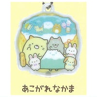 Sumikkogurashi PUSH light key chain [5.Akogarenakama]