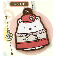 Movie Sumikkogurashi Tsugihagi Factory no Fushigi na Ko rubber mascot [1.Shirokuma]