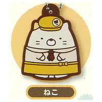 Movie Sumikkogurashi Tsugihagi Factory no Fushigi na Ko rubber mascot [3.Neko]