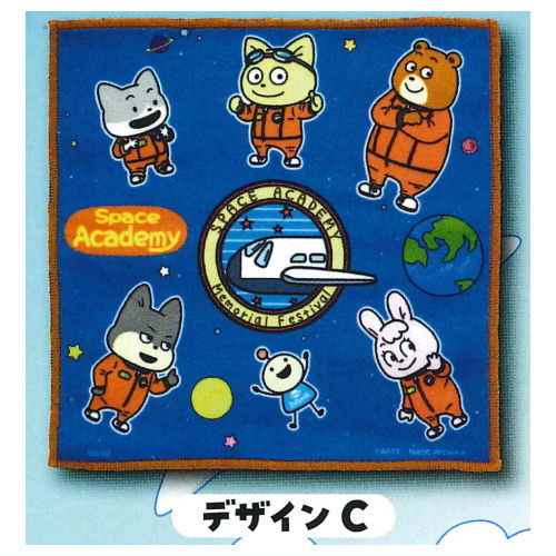 Uchuu Nanchara Kotetsu-kun Mini Towel [3.Design C]