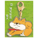 Zu-tto Issho Shibainu Metal Charm [2.Kitakukyohi Shiba]