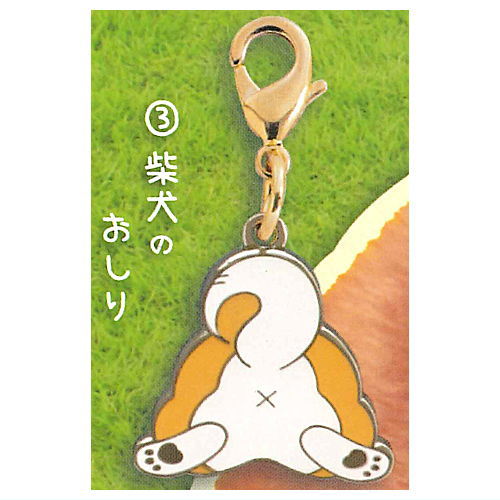 Zu-tto Issho Shibainu Metal Charm [3.Shibainu no oshiri]