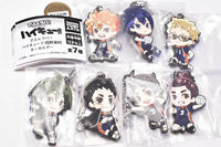 Deformed Rubber! Haikyu!! Karasuno High School Keychain [All 7 type set (Full Complete)]