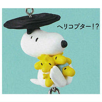 PEANUTS Snoopy Yurayura Tsunagaru Mascot [2.helicopter!?]