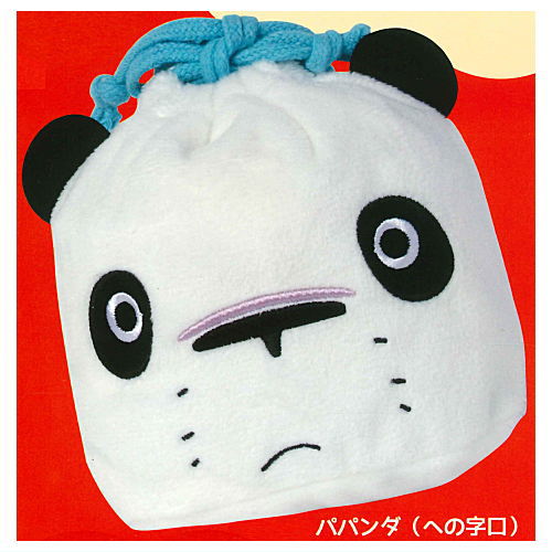 Panda Kopanda fuwafuwa face kinchaku [1.PapaPanda (henojiguchi)]
