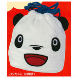 Panda Kopanda fuwafuwa face kinchaku [2.Pan-Chan (mouth open)]