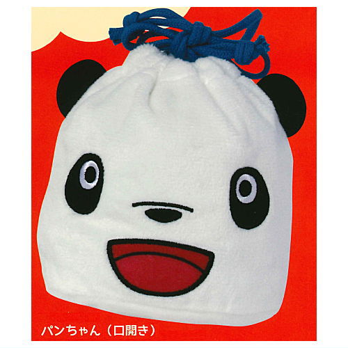 Panda Kopanda fuwafuwa face kinchaku [2.Pan-Chan (mouth open)]