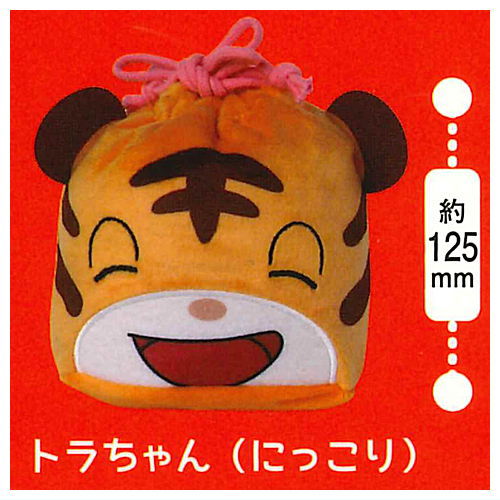 Panda Kopanda fuwafuwa face kinchaku [6.Tora-chan (nikkori)]