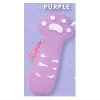 Cat's hand silicone pouch [5.PURPLE]