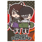 Attack on Titan Charabanchoukou Rubber mascot [7.Hans Zoe & Levi Ackerman]