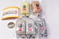 Train departure bell switch collection Part.2 [All 5 type set (Full Complete)]