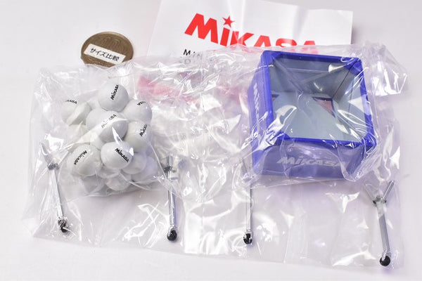 Mikasa Ball Rack MIKASA miniature collection [5.BC-SP-H Ball basket (box type) :Blue ...