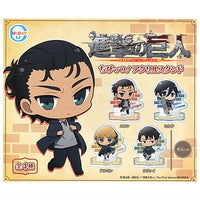 Attack on Titan chibittsu! acrylic stand [All 4 type set (Full Complete)]