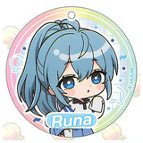 Colorful peach clear mascot [5.Runa]