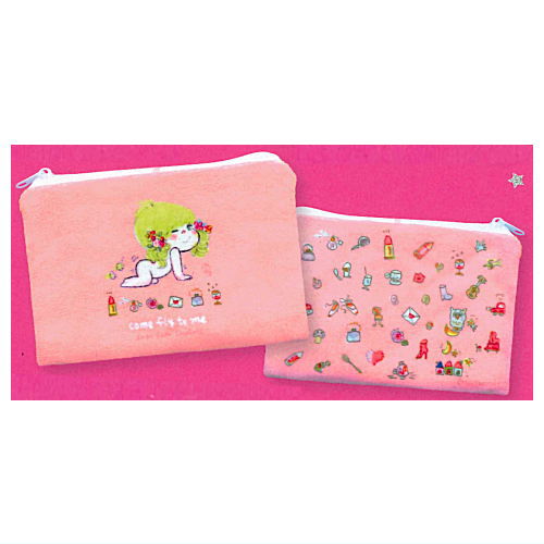 Ado Mizumori fukafuka pouch [3.Pink]