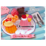 Colorful sweets! pastel cafe mascot [5.Waffle plate]