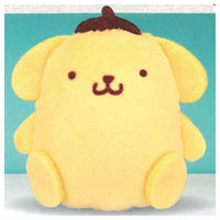 Sanrio Characters Osuwari Plush Badge [2.Pompompurin]