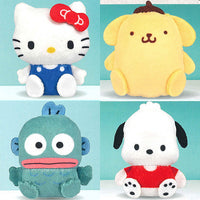 Sanrio Characters Osuwari Plush Badge [All 4 type set(Full Complete)]