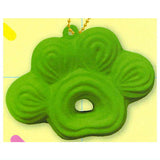 Nekonote cafe sweets mascot ball chain [3.Matcha]