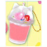 Nekonote cafe sweets mascot ball chain [8.Strawberry milk]
