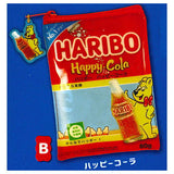 HARIBO mini clear pouch & acrylic charm [2.Happy cola]