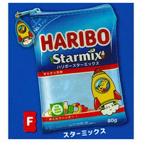 HARIBO mini clear pouch & acrylic charm [6.Star mix]