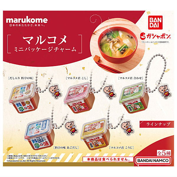 Marukome mini package charm [All 5 type set(Full Complete)] – toysantajp