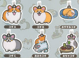 Ichinichi Ichiichi Kogi pukkuri rubber mascot [All 6 type set(Full Complete)]