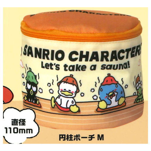 Sanrio Characters Sauna Pouch Collection [1.Cylindrical pouch M]