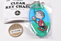 PEANUTS SNOOPY clear key chain [3.linus]