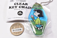 PEANUTS SNOOPY clear key chain [4.Lucy]