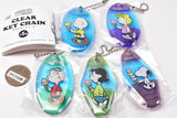 PEANUTS SNOOPY clear key chain [All 5 type set(Full Complete)]