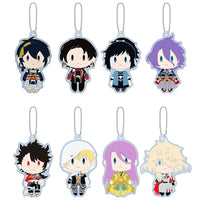 Touken Ranbu ONLINE Otomo sanpo Capsule Rubber Mascot Part.1 [All 8 type set (Full Complete)]