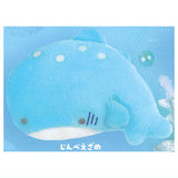 Tsuburana hitomi no Aquarium Plush Badge Marine blue [2.Whale shark]