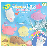 Tsuburana hitomi no Aquarium Plush Badge Marine blue [All 6 type set(Full Complete)]