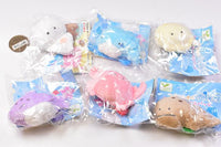 Tsuburana hitomi no Aquarium Plush Badge Marine blue [All 6 type set(Full Complete)]