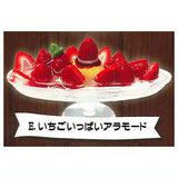1/12 Retro cafe deluxe pudding a la mode [5.Strawberry-filled a la mode]