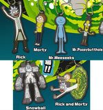 Rick and Morty rubber mascot [All 6 type set(Full Complete)]