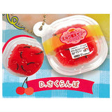 Petit Punyu! Comes in a pack! Fruit milk agar & jelly mascot [4.Cherry]