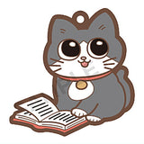 Nekonitenseishitaojisan Pun-chan ga Ippai Capsule Rubber Strap [3.Dokusho]