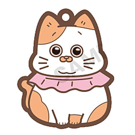 Nekonitenseishitaojisan Pun-chan ga Ippai Capsule Rubber Strap [7.Tepu-chan]