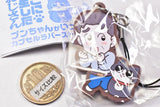 Nekonitenseishitaojisan Pun-chan ga Ippai Capsule Rubber Strap [8.Pun-chan & shacho]