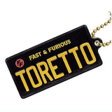 Fast and Furious Diecast Item Collection [2.License plate (TORETTO)]