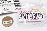 Fast and Furious Diecast Item Collection [3.License plate (3NTQ305) Brian Design]