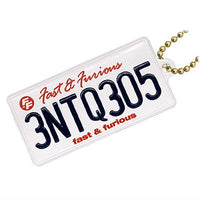 Fast and Furious Diecast Item Collection [3.License plate (3NTQ305) Brian Design]