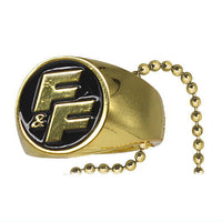 Fast and Furious Diecast Item Collection [5.Die-cast ring (gold)]