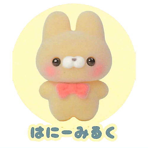 Sukuttotacchisan fuafua Sofubi mascot usagisantacchi [4.Honey Milk]